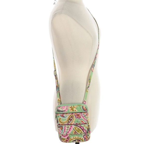 NWOT VERA BRADLEY RETIRED Tutti Frutti Paisley Hipster Crossbody Shoulder Bag - Picture 3 of 4